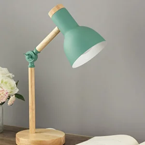 Bamboo Energy Saving Desk Lamp With Flexible Neck